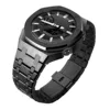 Black Case+Stainless Steel Black Band
