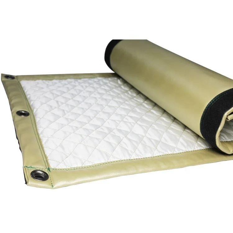 product jinbiao factory wholesale sound absorb waterproof net noise barrier soundproof blanket for construction site-3