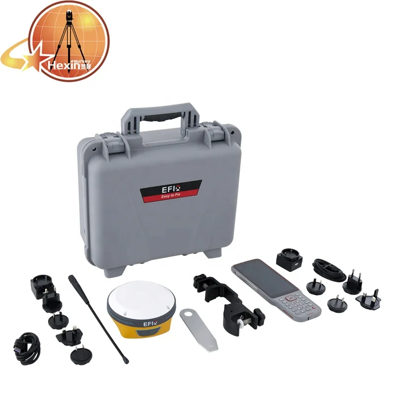 High Precision EFIX C3 C5 GNSS RTK Surveying Equipment 6800 MAh Battery GPS RTK Module Working Time 15h GNSS Receiver