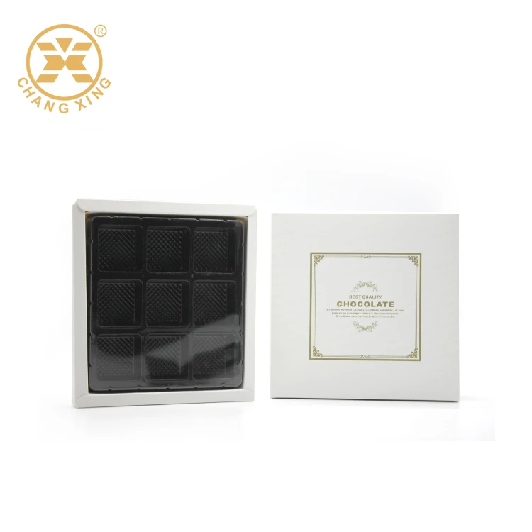 Custom Printed Chocolate Gift Box with 350gsm Cardpaper and CMYK+PMS Color for Candy Packaging