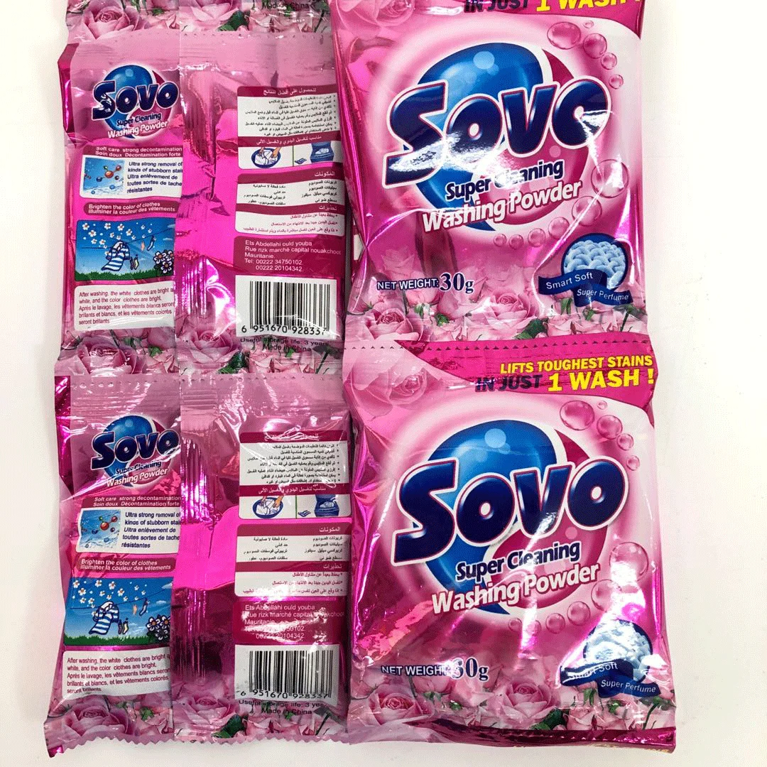 High Foam Formula Strong Cleaning Good Fragrance Yso Powder Detergent