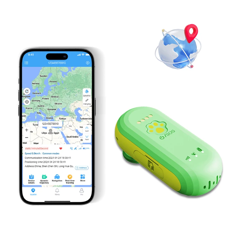 4GRealtime GPS Tracker for Children and Elderly with SOS Button and ...