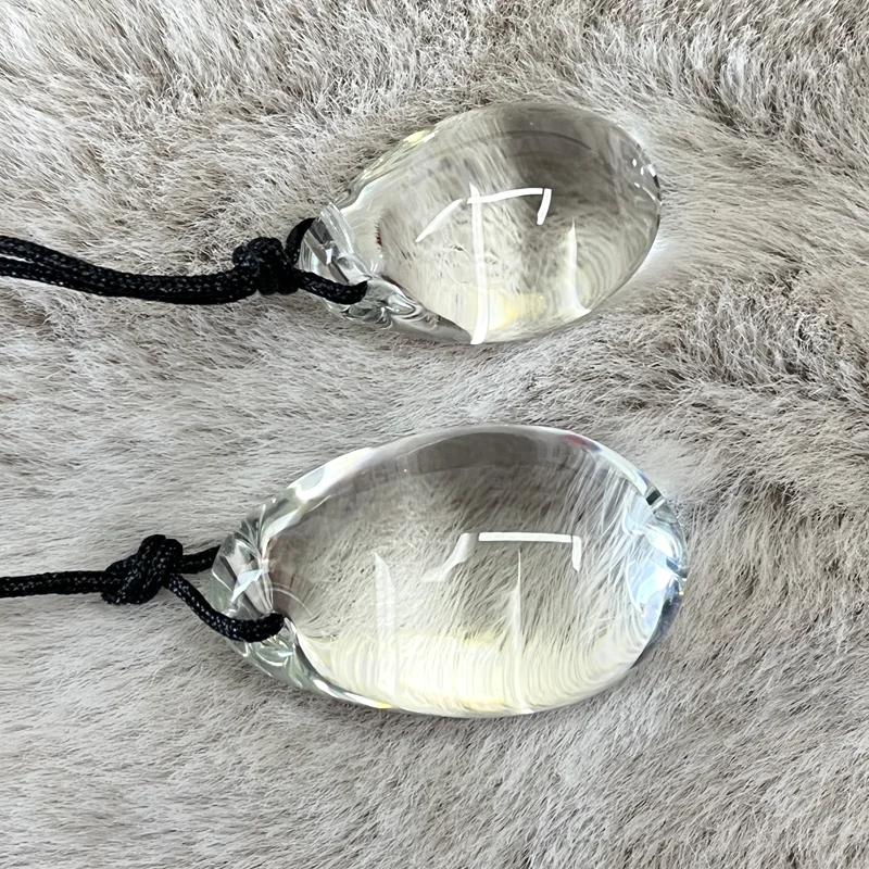Crystal Yoni Egg Wholesale Borosilicate Glass Yoni Eggs Kegel Balls