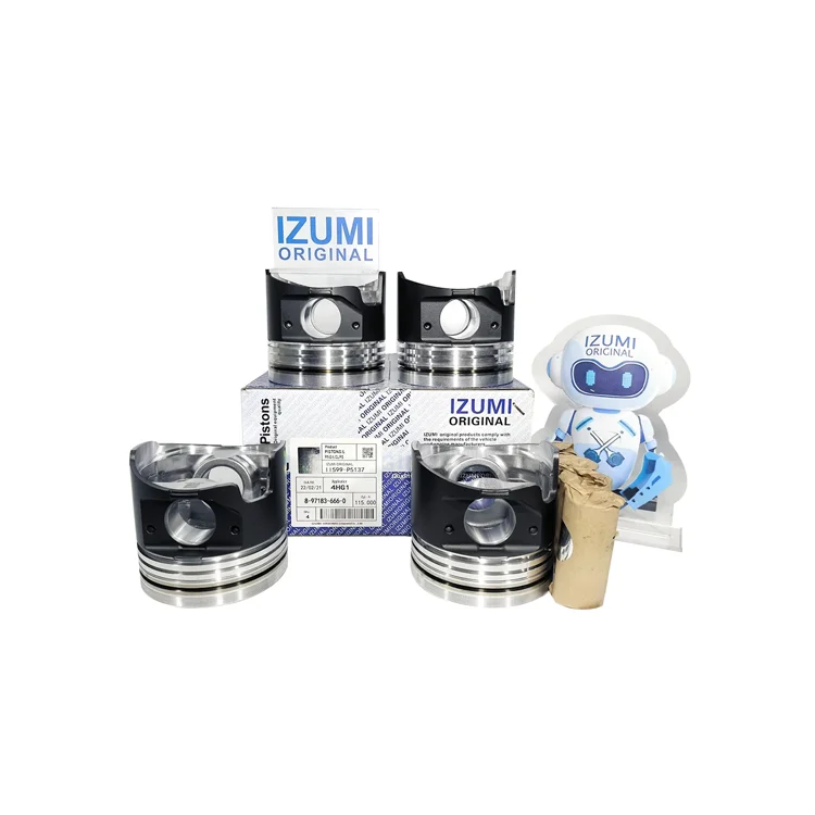 IZUMI ORIGINAL 4HG1 4HG1T Piston Diesel Engine Piston For ISUZU