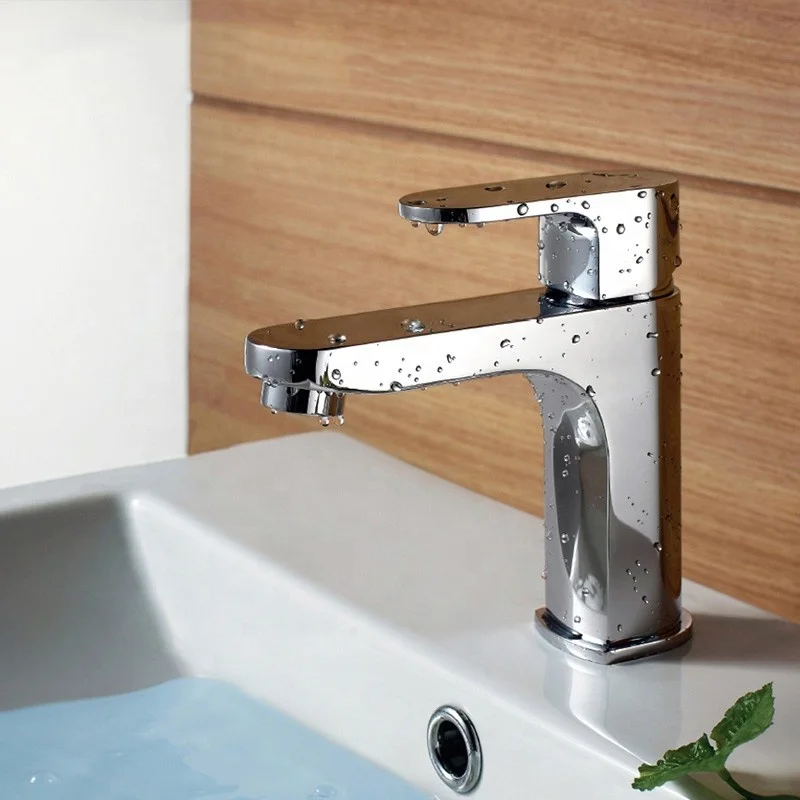 Modern Round Brass Basin Faucet - Black  supplier