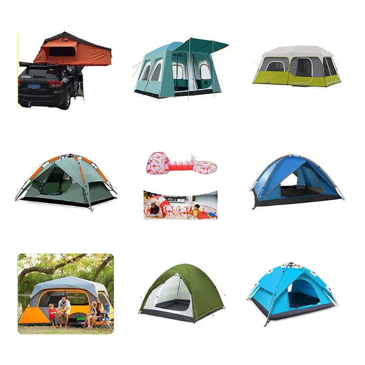 5-12 Person Family Waterproof Camping Tent Army Green Outdoor Tent ...