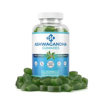 Vegan Stress Relief And Calm Sleep Herbal Ashwagandha Gummy Supplement Organic Slimming Ashwagandha Gummies