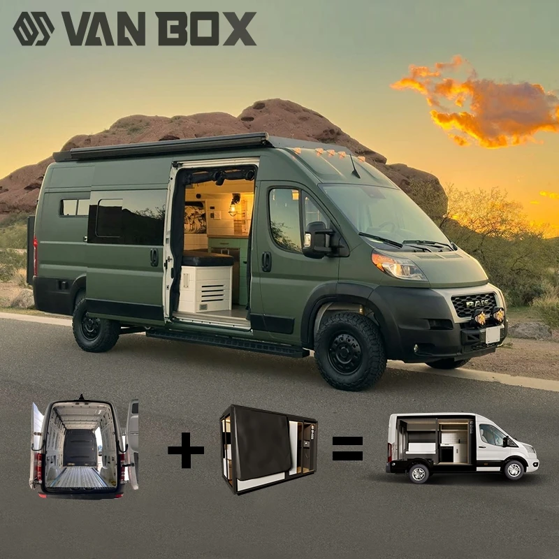 Van Life Box Van Conversion Camper Modular Travel Trailer Home