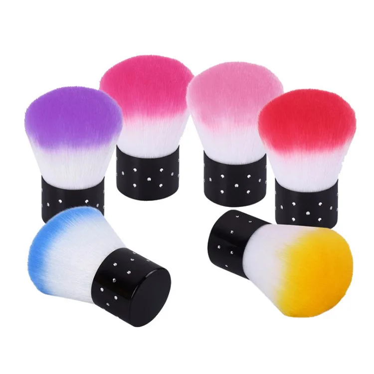 Hot Sale Wholesale Cheap Nail Art Tool Colorful Nail Dust Brush