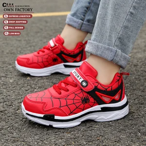Sports Sneakers for Boys Spider Web Non-slip Little Cartoon Kids Casual Casual Kids Children Shoes Light Shoes