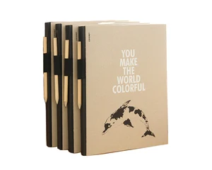 2026 Factory  Whale Bear Drawing  Notebook  Journal Diary Sketchbook with Lock for Student