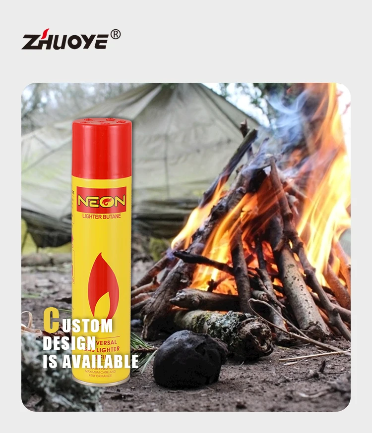 300ml High Quality Cheap Butane Gas Oem Brand Neon Premium Butane Gas Performance Expectation