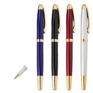 High-Value Office Signature Gel Pen with Laser Logo Engraving Business and Advertising Gift Cross-Border Ready Stock