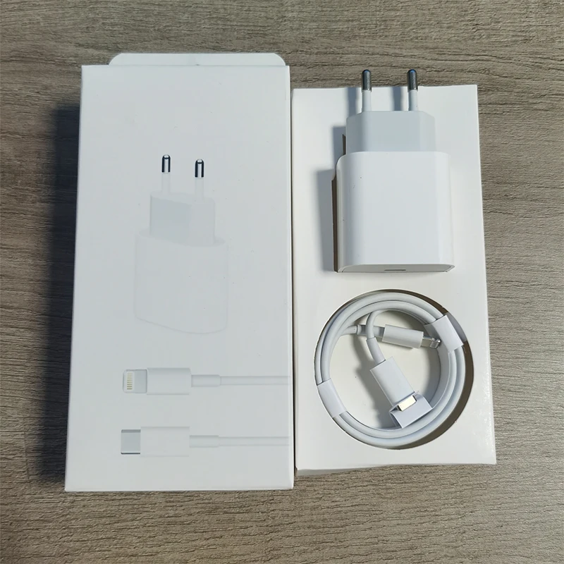 Новый продукт ЕС/США/Великобритания быстрое зарядное устройство для мобильного телефона настенный тип C кабель адаптер 20 Вт PD iPhone
