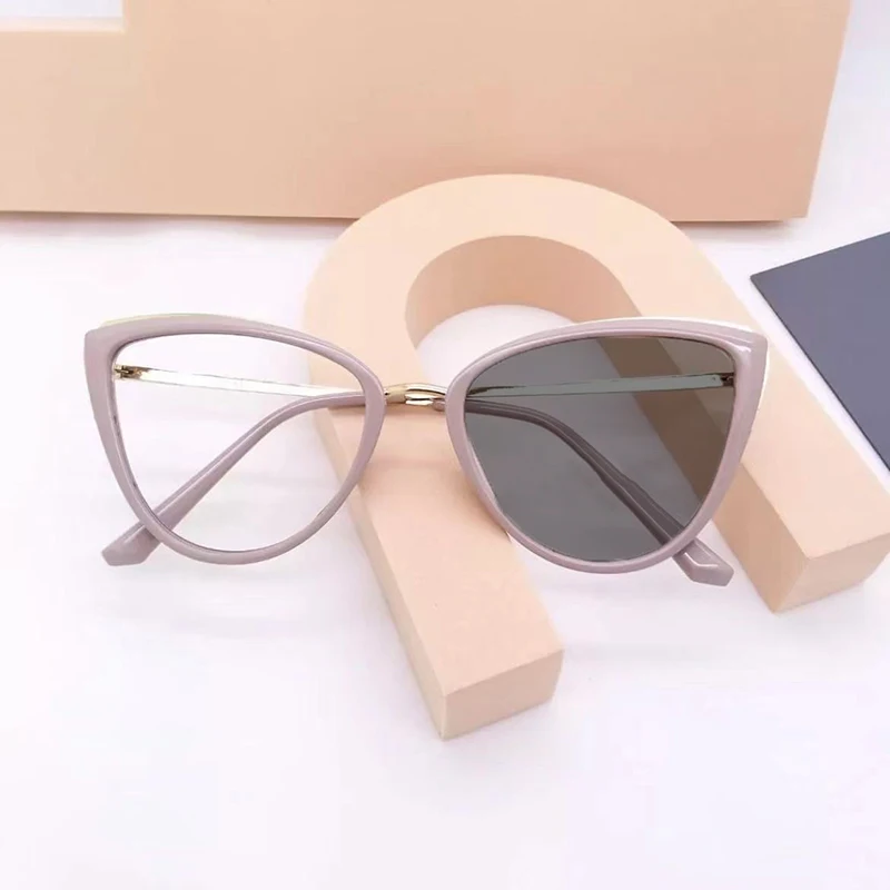 3002 Photocromic High Quality Promotion Custom Logo Photochromic Eyeglasses Frame Optical Glasses