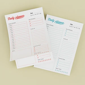 2026 Modern Office Professional Organization Notebook Trendy Undated Daily Planner Task Planner Checklist Sections Goal Tracking