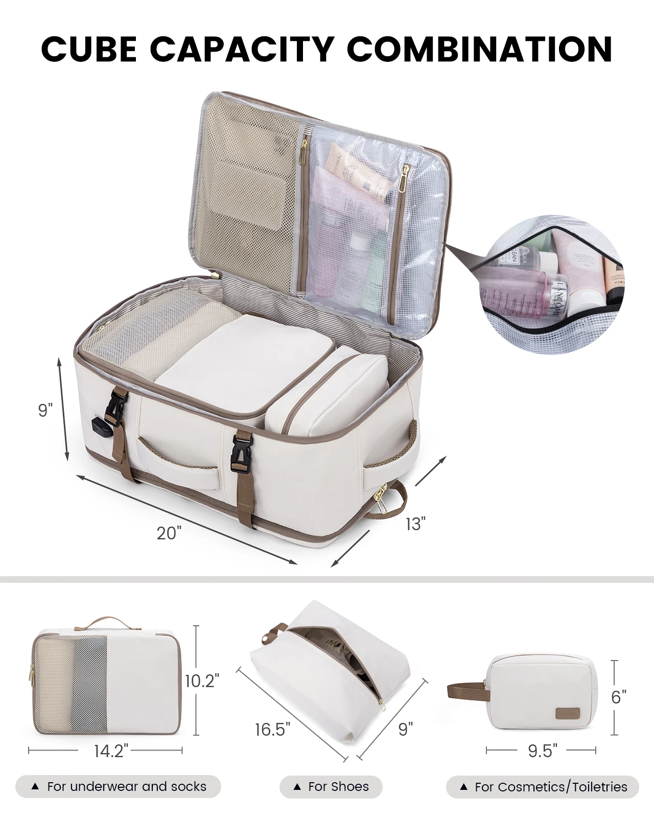 Aerolite Lufthansa Carry On Luggage Size Travel Bag Largest Carry