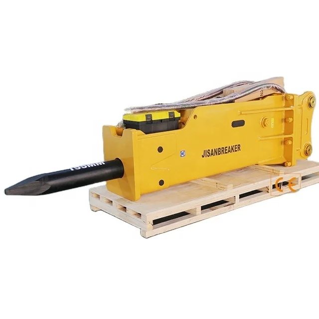 Okada Ub11 Hmb750 Sy35c Mini Excavator Hydraulic Breaker Rock Grinder Drum Cutter Hammer Hydraulic Backhoe Point Chisel