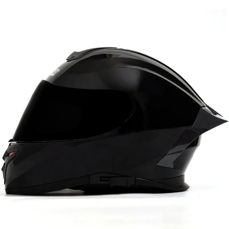 Dot Full Helmet ECE Electric Motorcycle Helmet Men and Women Big Tail Double Mirror Helmet