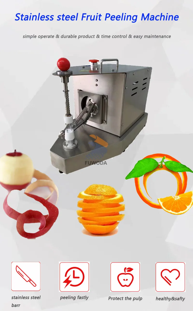 Stainless Steel Fruit Removing Skin Persimmon Peeling Peeler Machine ...