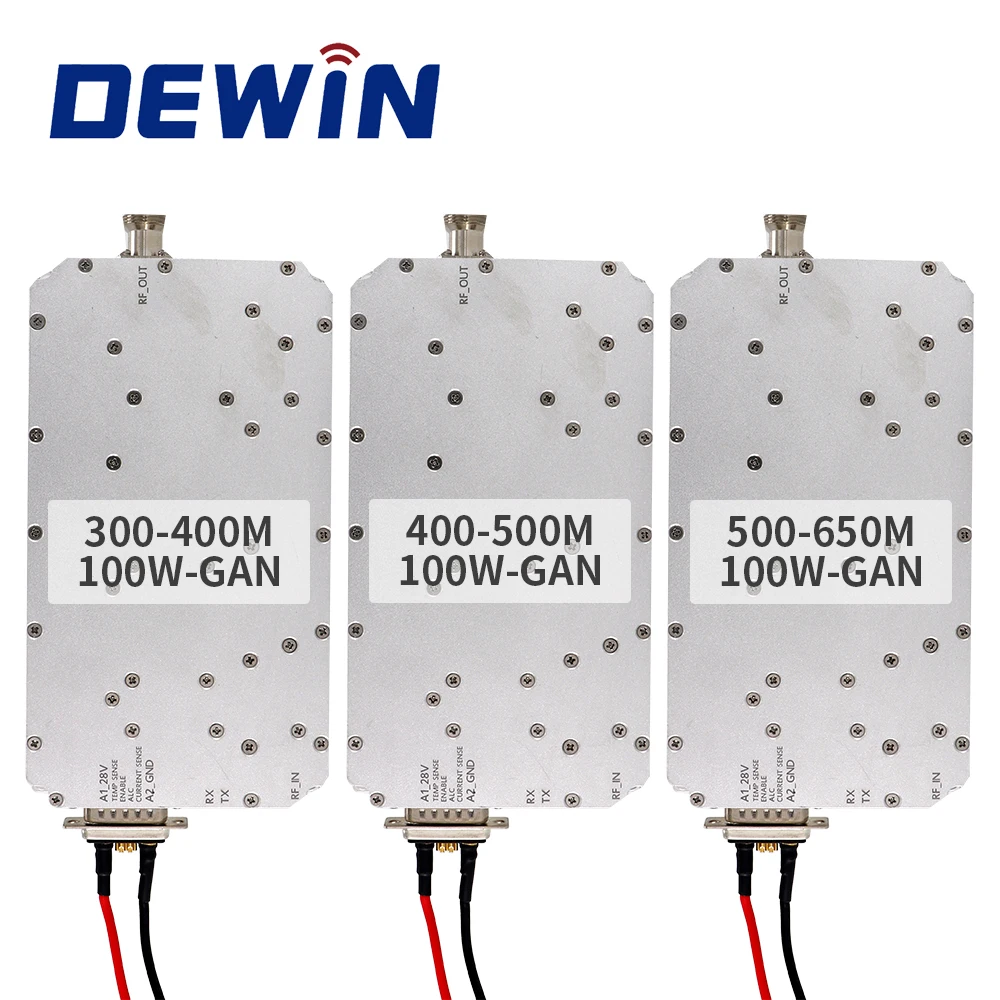 Modulo ad Alto Potenza GaN 100W 700-1000MHz Integrato con Fonte di Segnale RF Digital Lora Amplificatore di Potenza