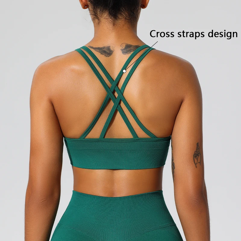 Soutien-gorge De Sport Victoria Sport – Victoria Secret – Vert Olive – Taille M – Légèrement Doublé Sans Coutures