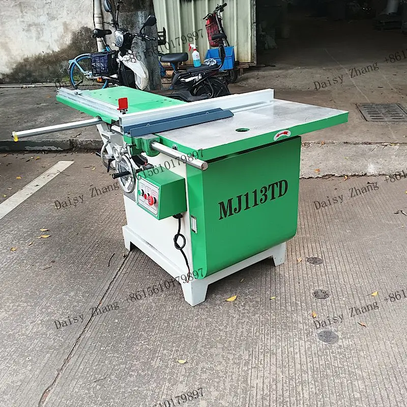 Mj113td Farm Woodworking Machinery Horizontal Circular Panel Saw Machine Vertical Multifunctional Cutting Wood Saw Machine