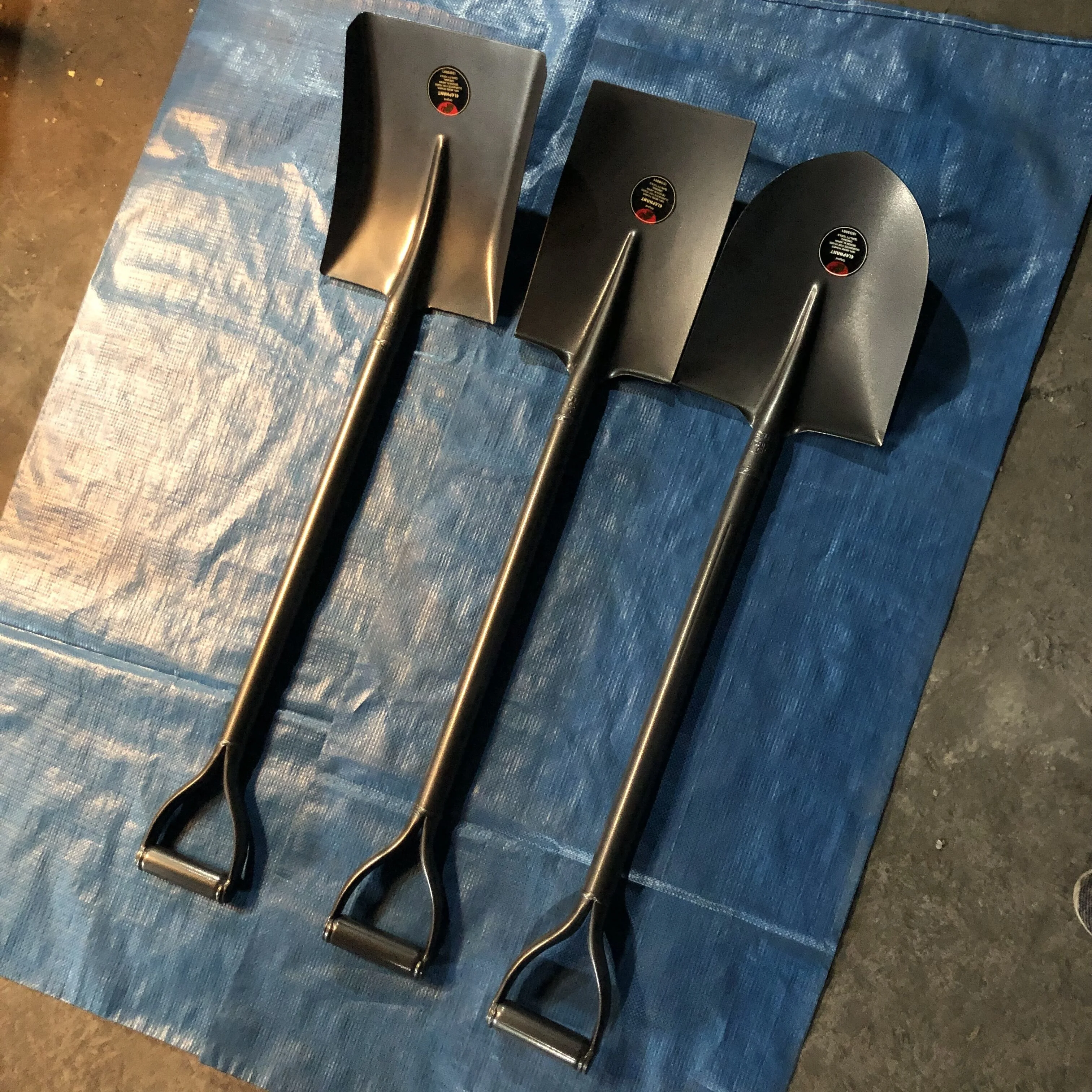 South Africa Nigeria Ghana Market Ice Cream Mix Grey Stone Colour Elephant Brand Japanese Type Steel Spade with Handle