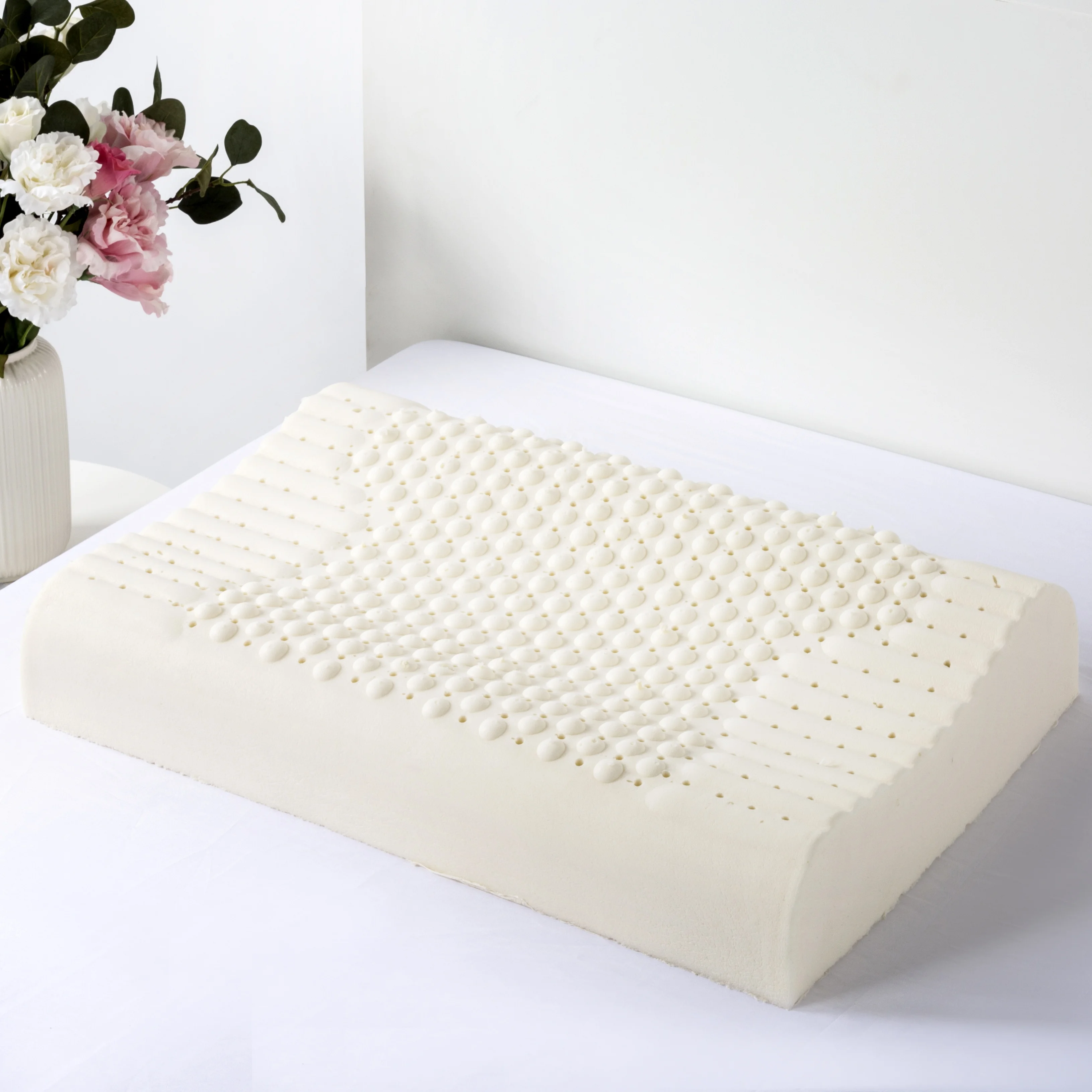 dunlopillo latex foam rubber pillow with