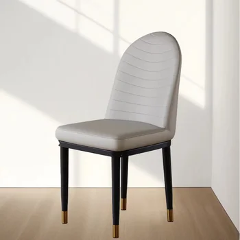 Wholesale Price Nordic Dining Chair Restaurant Modern Cream Upholstered Dining Chairs Velvet Ding Chair