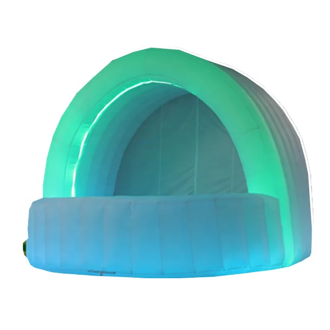 LED Lighting Inflatable DJ Booth / Inflatable Drink Bar Tent / Inflatable Service Desk for Party/Wedding