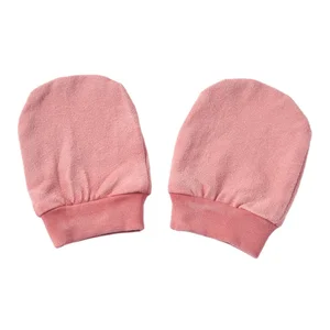 Unisex Bundle of Natural Plant Dye Baby Gloves & Mittens 0-6 Months Scratch-Free Wholesale for Children