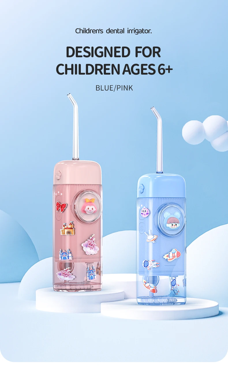 Dycrol Children Oral Care Teeth Clean Oral Irrigator Portable Electric