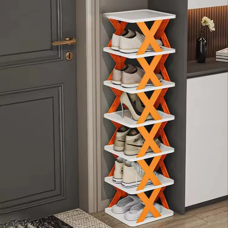Stackable Platic Shoe Rack Multi-layer Plastic Shoe Racks - Stackable & Foldable