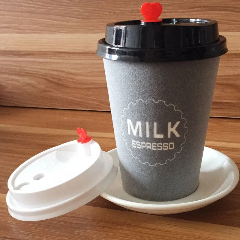 High quality foam coffee paper cups for coffee shop for hot drinks red paper cups