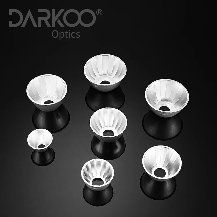 Parabolic Aluminized Led Light Cob Reflector 92Mm 24 Degree Downlight Reflector