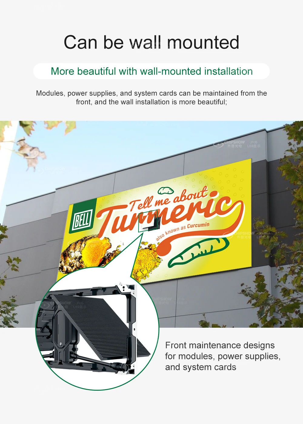 P5 Fully Enclosed Module Full Color Billboard Led Tv Screen Led Screen