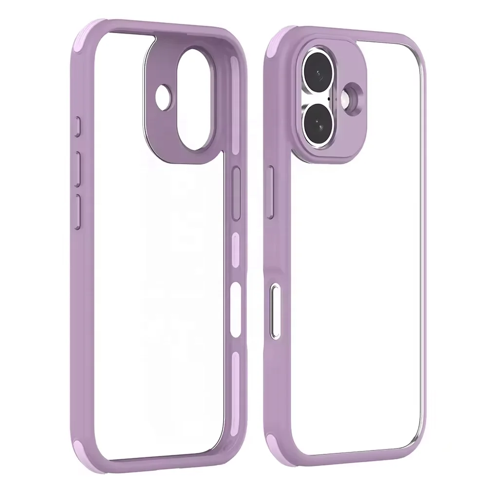 Armor Tpu Pc Shockproof Cover For Iphone 16 15 14 13 12 11 Plus Pro Max Airbag And Drop-Proof Phone Case