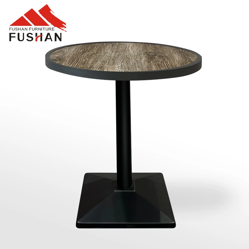 Outdoor Garden Restaurant Aluminum Pattern Round High Quality Dining Table Set