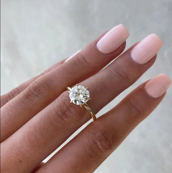 Anillo de compromiso de Plata de Ley 925 para mujer más Popular