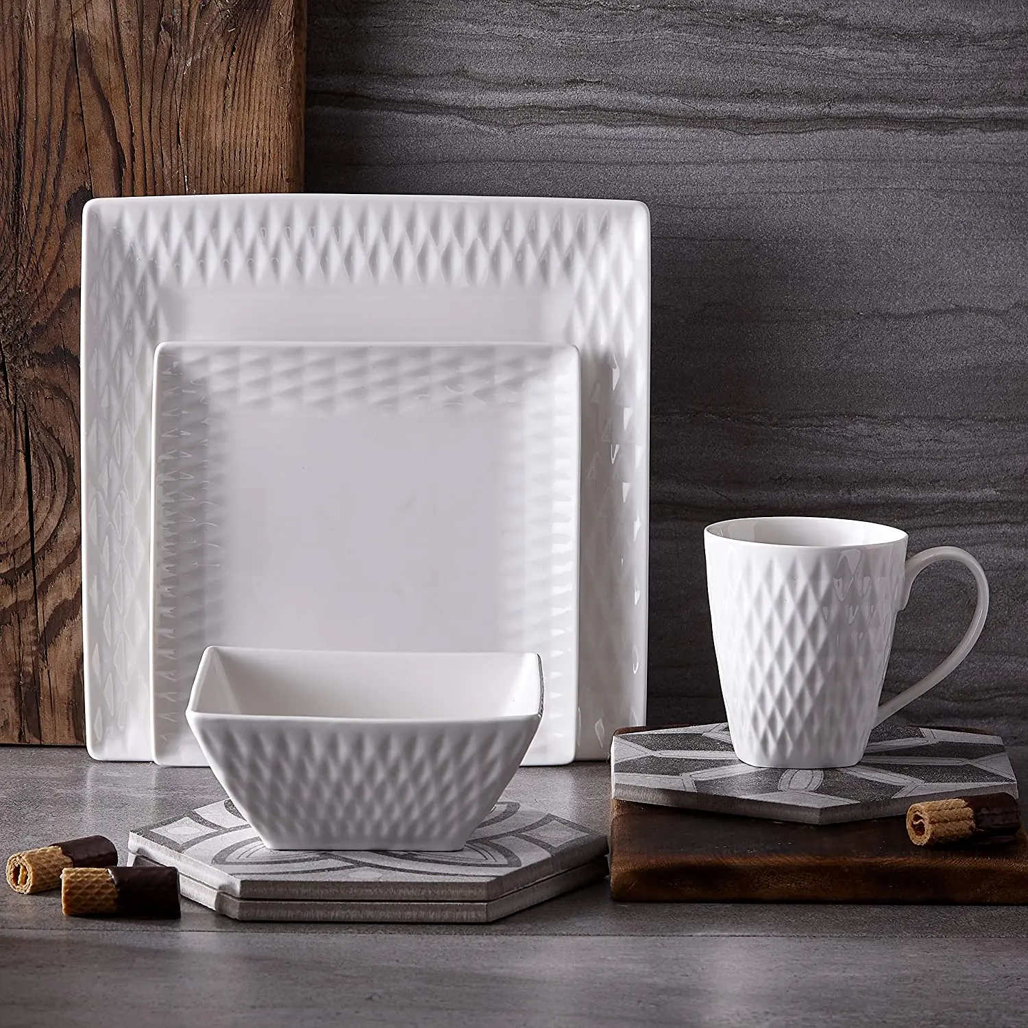 Custom Hot Sale Porcelain Dinner Set Eco-Friendly Stylish