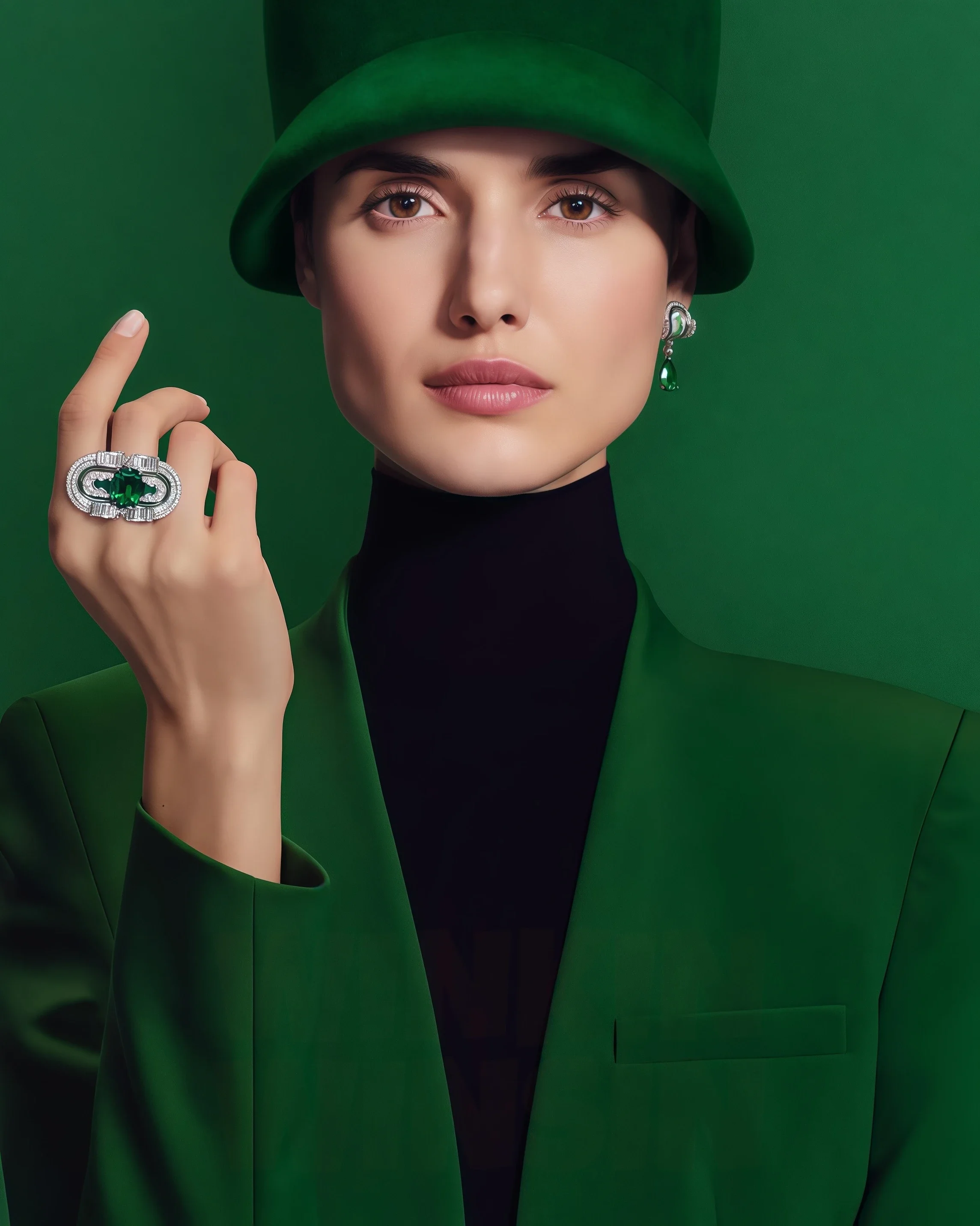 MUSHAN Jewelry Factory Certificated Spinel Gemstones Ring Women Luxury Blue Green Stones Real 925 Sterling Silver Woman Rings
