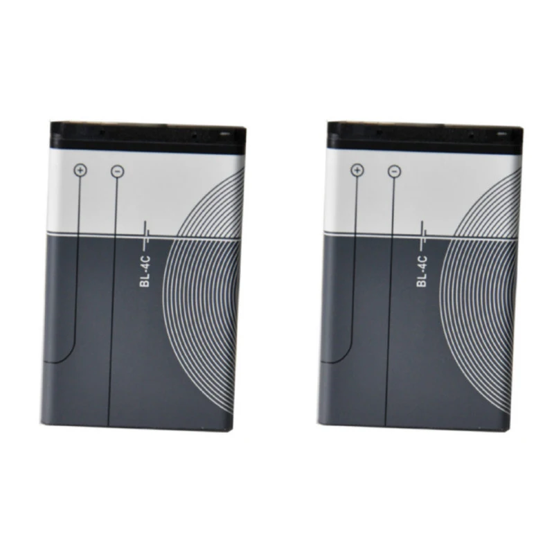 Original 3.85V Li-ion Cell Phone Battery BL-4C Compatible Nokia 6100 6300 6125 6136S 6170 6260 6301 7705 7200 7270 8208 Stock