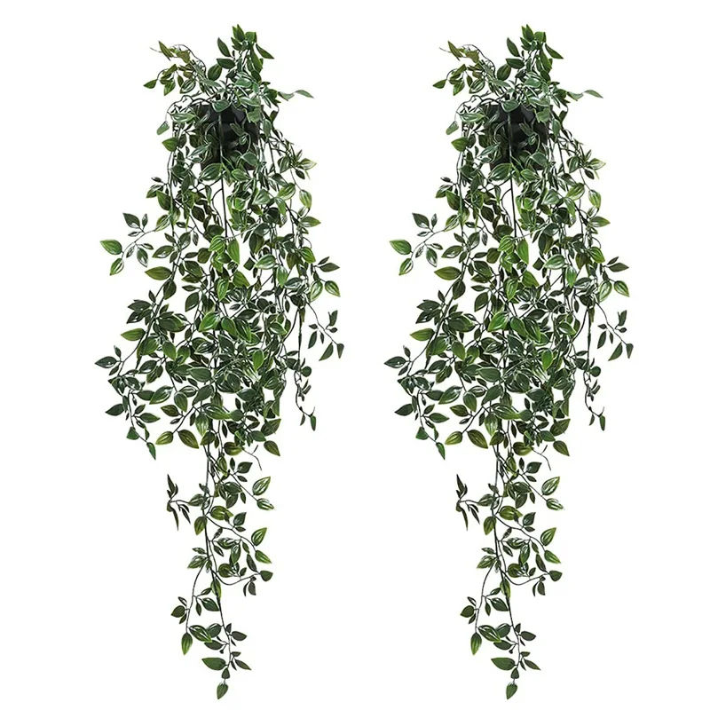 Wholesale Artificial Hanging Potted Plants Fake Mandala Vine Plant In