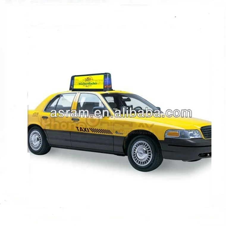 Animation, Video, Still Images  Display Function  Full Color Outdoor Taxi Top Led Sign