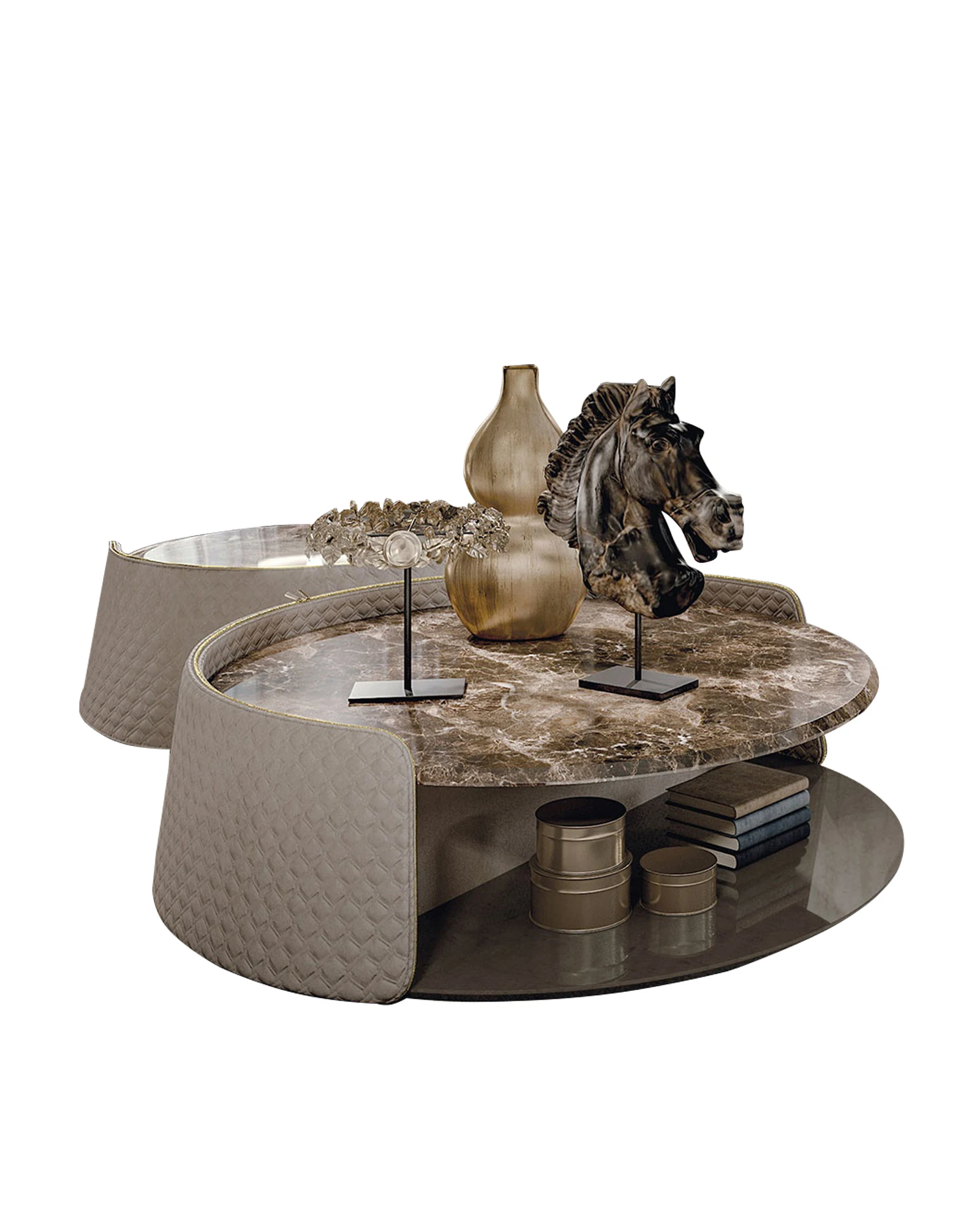 Elefante Luxury Living Room Table Highquality Steel Frame Wooden