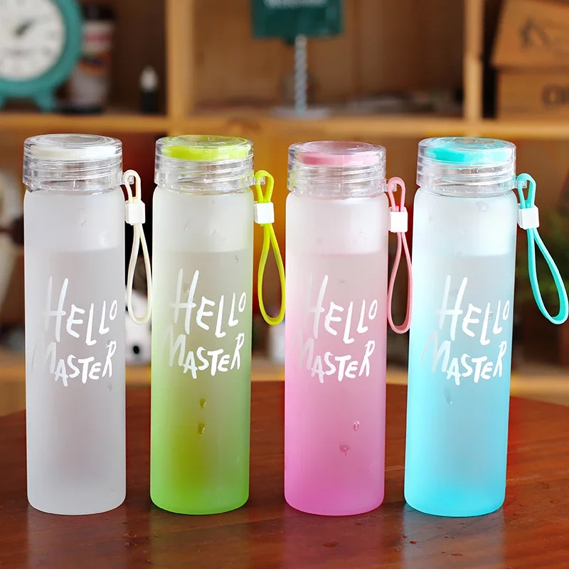 wholesale frosted portable glass hydro cute