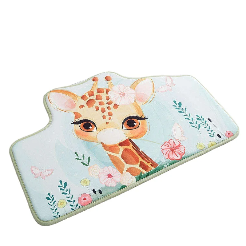  Bathroom Floor Mat Cartoon Area Rugs cute Quick Dry Bathroom Door Mat Super Absorbent Anti Slip Memory Foam Bath Mat