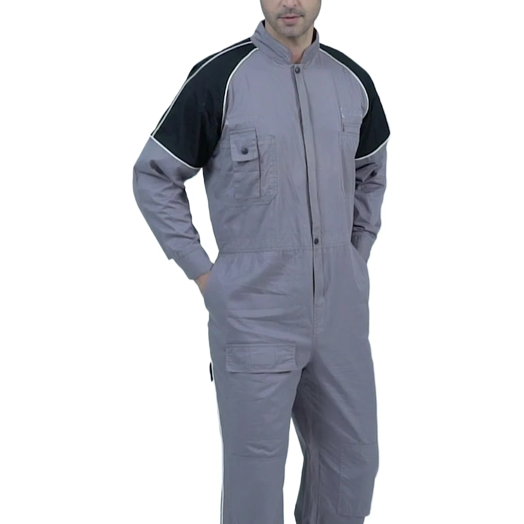 Custom anti-acid alkali anti-static work clothes set chemical factory gas station special engineerin