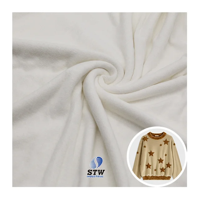 Chinese Supplier Solid 80%cotton 20%polyester Terry Sweatshirt Fabric Terry